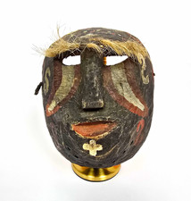 Authentic Vintage Danced Yaqui Indian Pascola Mask - Sonora Mexico Folk Art picture