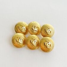 Chanel Vintage Designer Gold Button STAMPED | 6 PC Bundle picture