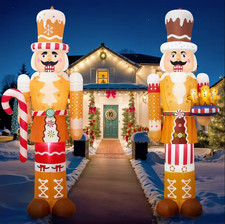 8ft Giant Inflatable Nutcracker, great for christmas time picture