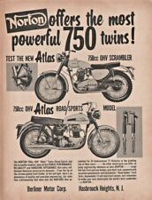 1964 Norton Atlas 750 - Vintage Motorcycle Ad picture