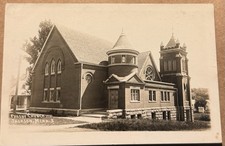 1916 Jackson MN, Presbyterian Church, Jackson County, RPPC Real Photo, Postcard picture