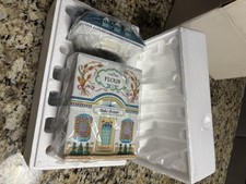 BNIB LENOX Spice Village Flour Canister House 1990 picture