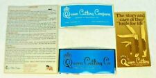 NEW OLD STOCK 4 pc VINTAGE QUEEN CUTLERY STICKERS & BROCHURES POCKET KNIFE QC picture