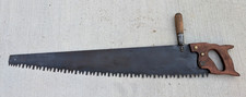 WI Barn Antique Primitive 1 One-Man Crosscut Saw 40 1/4