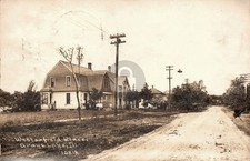 Westerfield Place Grayslake IL 1915 Real Phot Dirt Road RPPC Photo Postcard COPY picture