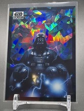 2022 Topps Star Wars Galaxy Chrome Darth Vader Inside Meditation Chamber /150 picture