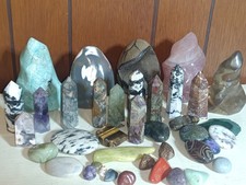 Nice 10Lb Lot Of Crystals Quartz Display Healing picture