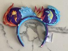 Disney Pixar Elemental Ember Wade Ear Headband 2023 RARE Retired Parks picture
