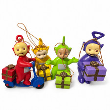 Vintage 1999 Kurt Adler Teletubbies 4 Ornaments Po Dipsy Laa-Laa Tinky Winky picture