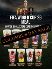 2026 McDonald's FIFA World Cup Adult Happy Meal Cups Singles 50% OFF 4 OR MORE picture