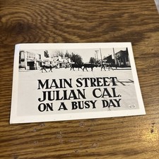 Main Street Julian California on a Busy Day Postcard picture
