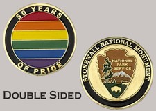Stonewall National Monument 50 Years Of Pride Challenge Coin  J#26 picture