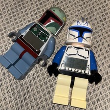 LEGO Star Wars Captain Rex Clone Wars Boba Fett Digital Alarm Clock 2011 picture