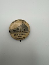 Rare Vintage 1800’s Lynchburg Va Bookers Warehouse Tobacco Green H. Nowlin 1896 picture