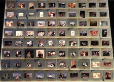 #9 Lot 80 Vtg 1960s Color Photo SLIDES American Family Home Life Men Women Kids picture