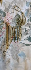 Lot Of 7 Vintage Pencils, 5 Rhodium Plated, 1 Brass, Silver Plated England Made picture