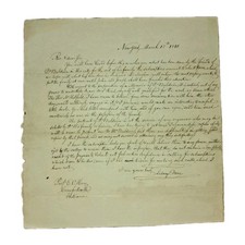 1841 Sidney E. Morse ALS to Prof. Hovey on Baldwin Family Aid & Memoir picture