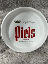 Piels Beer Light Lager Plastic Serving Tray 1967 Piel Bros Inc Vintage 13” picture