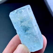 146 CT Natural Terminated Aquamarine Crystal From Skardu Pakistan picture