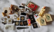 Estate Lot-Vintage Junk Drawer, .999 Collectibles,Jewelry, Toys,Trinkets,Coins picture