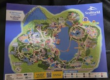 2026 SeaWorld Orlando Park Guide Map + Aquatica + Busch Gardens + Discovery Cove picture