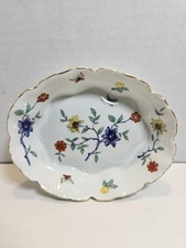 Haviland Limoges Trinket Jewelry Nut Dish France Fine Porcelain Floral  picture