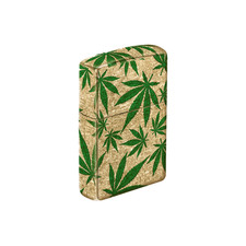 Zippo Lighter - Cannabis Brass Finish picture