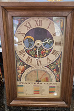WORKING 1970s Mechtronics Planters Electric Clock Moon and Stars Gardening Tool picture