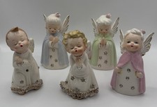 VINTAGE 1950s 5 ceramic praying angel manufactured in Japan Fine Quality A picture