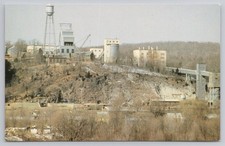 Postcard Ogdensburg New Jersey Sterling Mining Museum Surface Buildings Winter picture