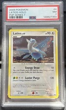 2008 POKEMON POP SERIES 7 Nintendo Promo #4 LATIOS HOLO PSA 7 SWIRL picture