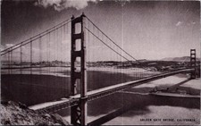 Vintage Golden Gate Bridge San Francisco Conoco Touraide Postcard Ship picture