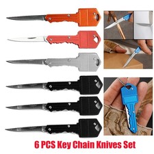 Mini Keychain Folding Knife - 6PCS 2.5