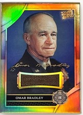 2025 POTP Freedom Fighters Omar Bradley WW II Uniform Relic GOLD U-2 RARE picture