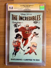 The Incredibles: Family Matters #1 • Variant • Double Signed • CGC 9.8 SS picture