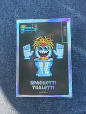 Steal A Brainrot Secret Holographic Spaghetti Tualetti SABR.054 Trading Card picture