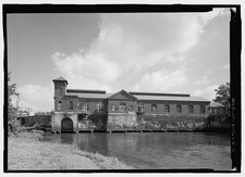 Photo:Valley Alabama Langdale Cotton Mill Powerhouse and Dam 1990s picture