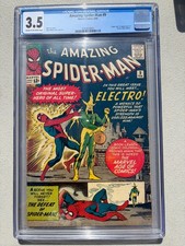 Amazing Spider-Man 9 1964 Marvel Comics CGC VG- 3.5 Origin & 1st App Electro picture