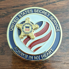 USSS Secret Service EXCLUSIVE Family Coin SPECIAL MAGNET STAR -RARE AND UNIQUE picture