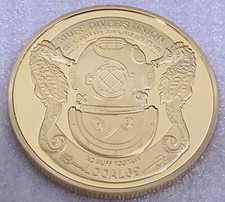 * 10 Pieces Of Adult Muff Divers Coin Union 69 No Muff Too Tough Gold Finish picture