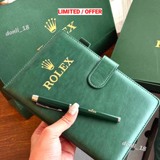 Rolex Green VIP Gift Set Pen Wallet Umbrella LIMITED 🔥 Offer Welcome picture