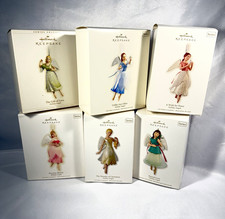 Hallmark Keepsake Holiday Angels Complete Series 1-6 2006-2011 Ornament Lot picture
