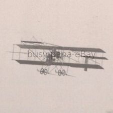1910 RPPC Aviator William Evans Flight Skidmore Punkin Airplane Show Postcard picture