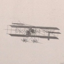 1910 RPPC Aviator William Evans Flight Skidmore Punkin Airplane Show Postcard picture