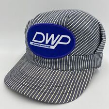 DWP Railroad Engineer Vintage Cap Hat Duluth Winnipeg & Pacific Made In USA picture