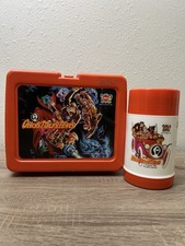 Vintage 1986 Deka Filmation Ghostbusters Lunchbox With Thermos RARE picture