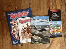 1985 Calgary Stampede 4-Piece Ephemera Set – Rodeo Program, Schedule, Brochures picture