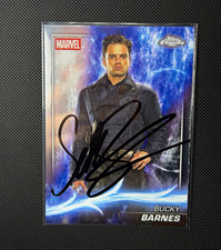 SEBASTIAN STAN Auto Bucky Barnes PHOTO PROOF 2025 Topps Chrome Marvel Studios#26 picture