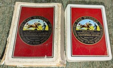 Vintage 1920s The Winner Gramophone Record British Playing Cards picture