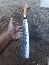 WILDCUSTOM HANDMADE 18 INCHES LONG IN HIGH GRADE STEEL HUNTING BEAUTIFUL MACHETE picture